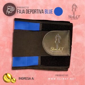 Faja Fitness Slim Azul